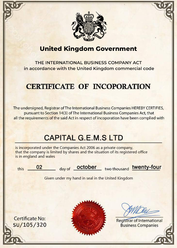 Solemntrade certificate